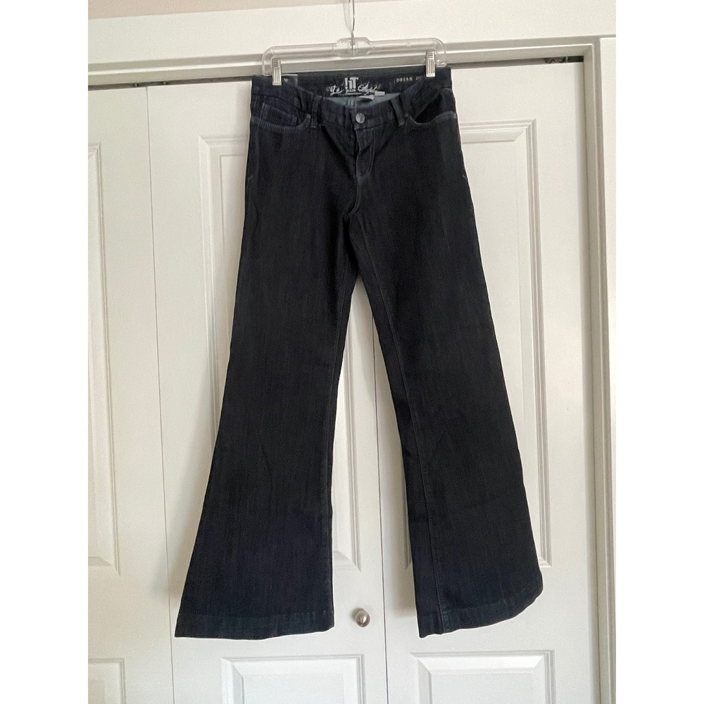 NWT-It Jeans Trouser Jeans Dream Diva Curvy Wide Leg Dark Wash Indigo Denim-30R